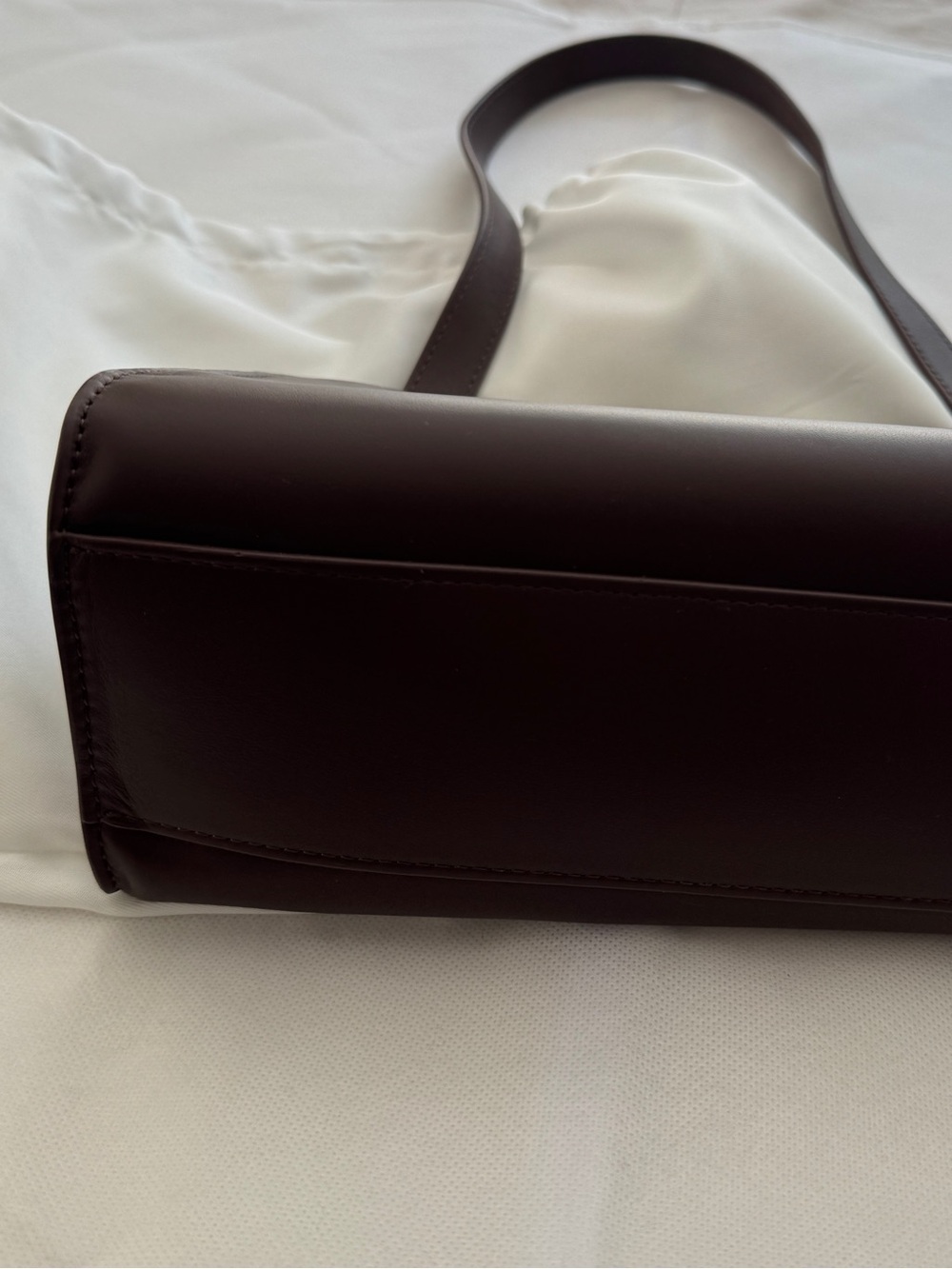 Brown Leather Shoulder Bag - Picture 10 of 12